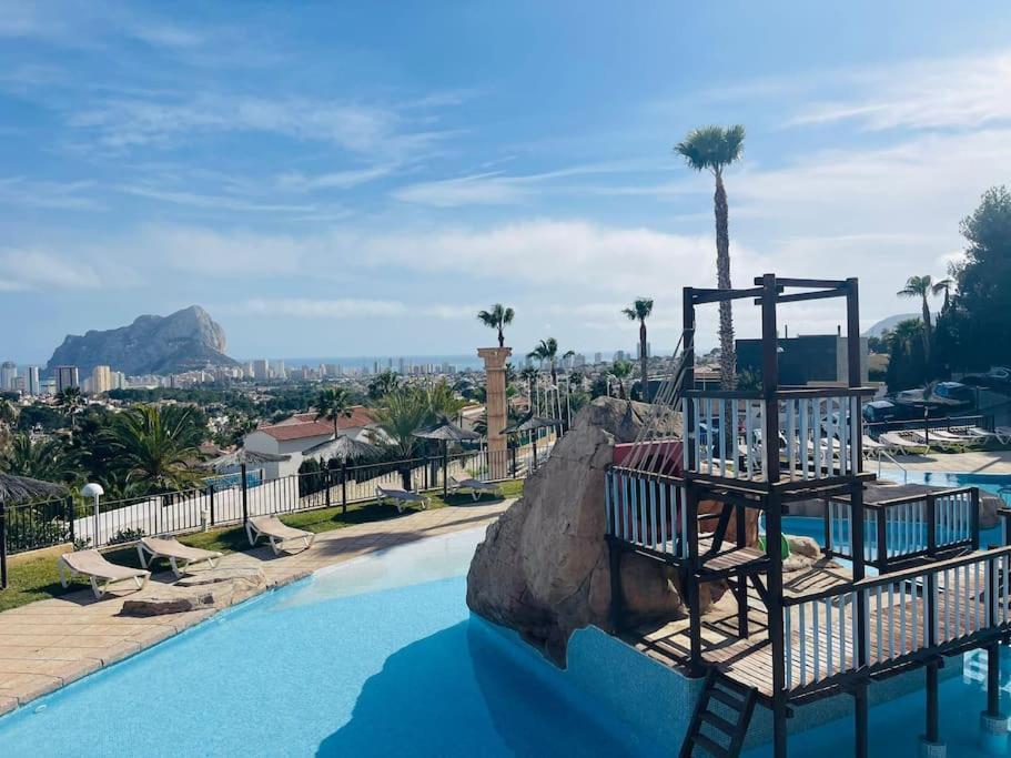 Imperial Park - Bungalow Mit Panoramablick Und Schoener Terrasse Calpe Kültér fotó