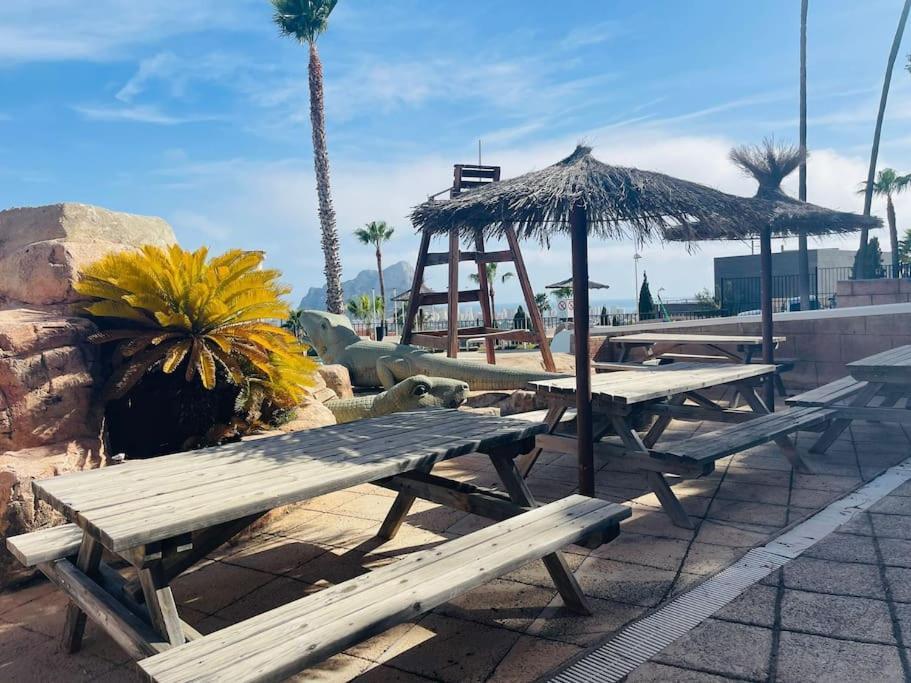 Imperial Park - Bungalow Mit Panoramablick Und Schoener Terrasse Calpe Kültér fotó