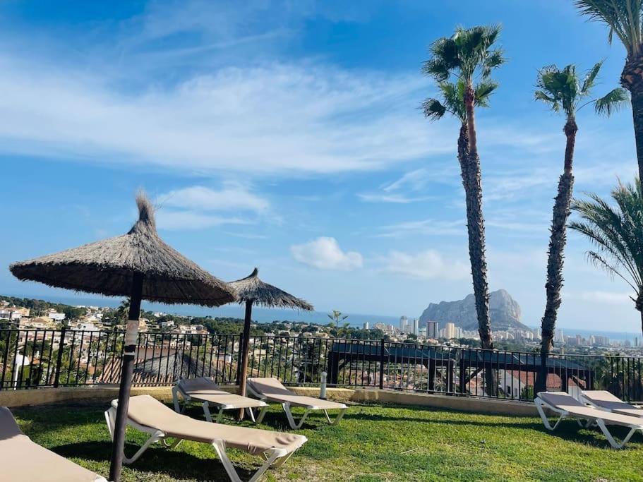 Imperial Park - Bungalow Mit Panoramablick Und Schoener Terrasse Calpe Kültér fotó