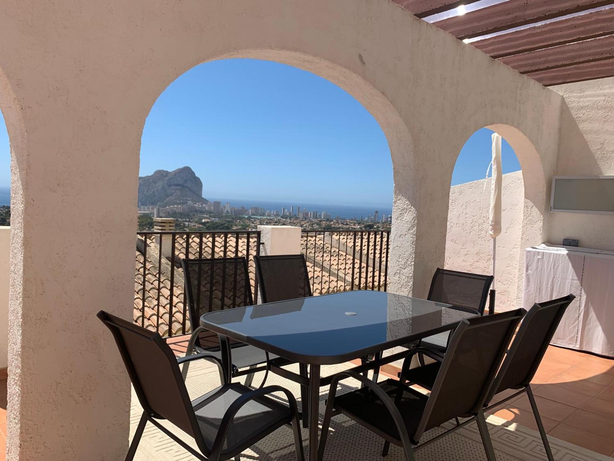 Imperial Park - Bungalow Mit Panoramablick Und Schoener Terrasse Calpe Kültér fotó